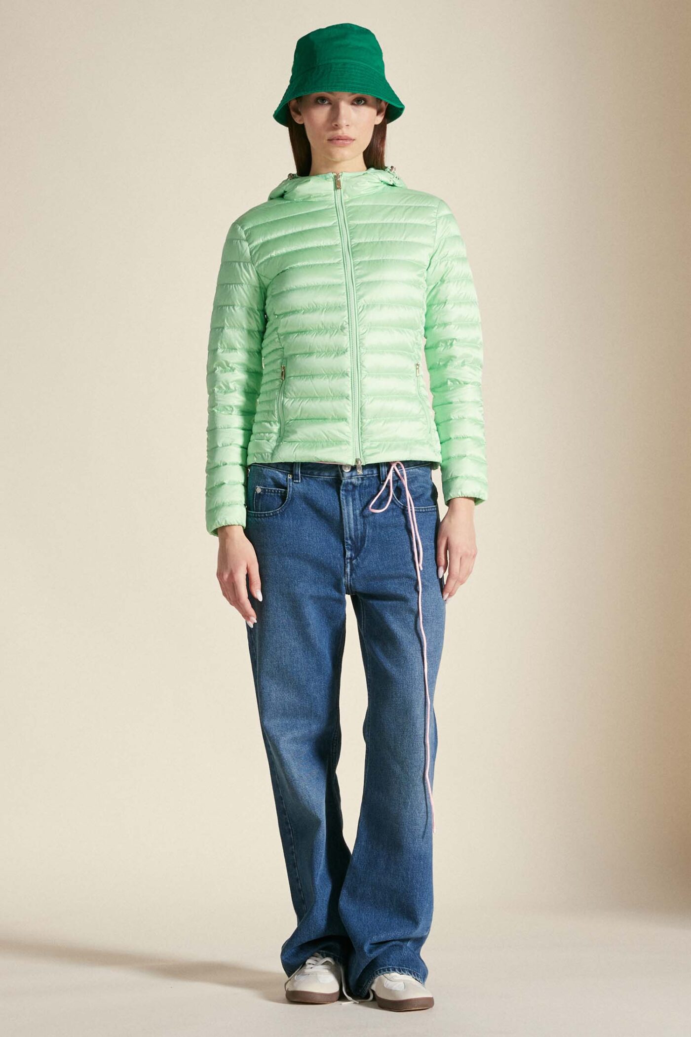 Giubbotto Donna Invernale Bianco Pengniao Piumino Lungo Leggero