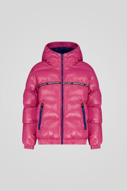 immagine piumino trapuntato bambina fucsia